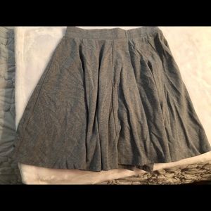 Gray Skater Skirt